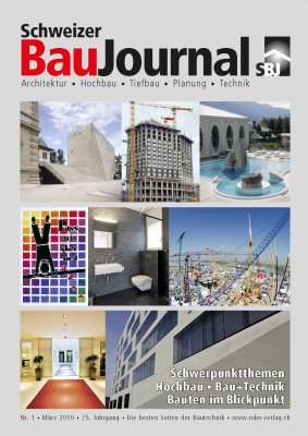Cover Schweizer BauJournal